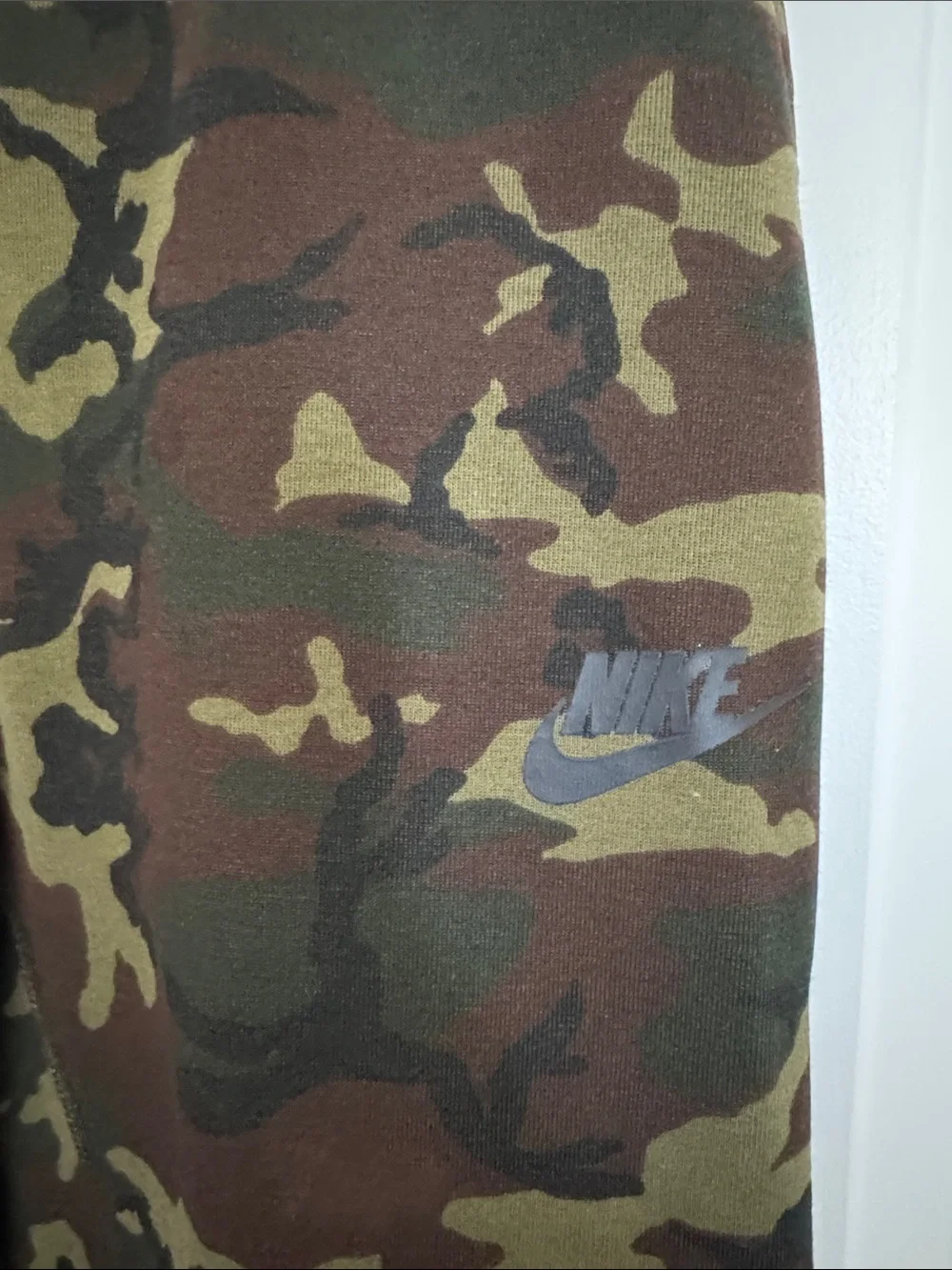 Nike Boys Camo Joggers - Olive Green & Brown